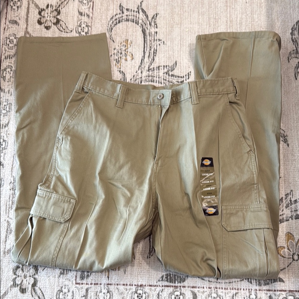 Dickies Men's Khaki Cargo Pants